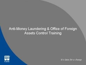 AntiMoney Laundering Office of Foreign Assets Control Training