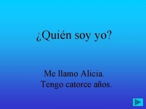 Tengo catorce años