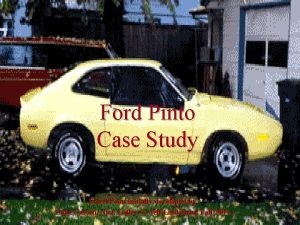 Case study ford pinto