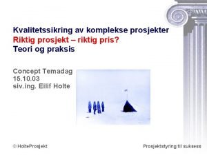 Holte prosjektstyring