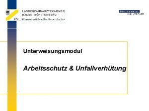 Unterweisungsmodul Arbeitsschutz Unfallverhtung Unterweisungsinhalte Beispiele Rechtliche Grundlagen Unterweisungsbestandteile