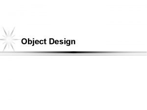 Object design document