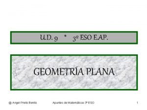 Figuras planas circulares