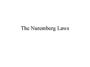 Nuremberg trials Nuremberg trials
