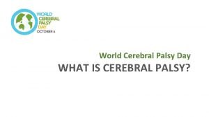 Types cerebral palsy