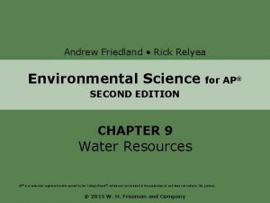 Friedland and relyea environmental science