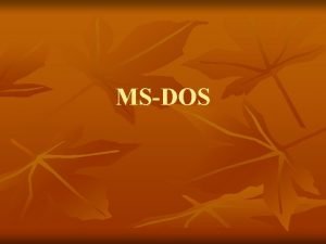 Msdos