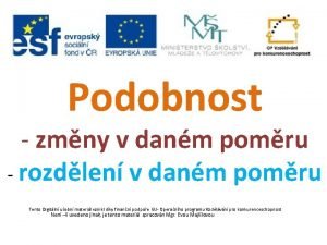 Změň úsečku v poměru