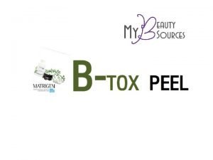 B-tox peel