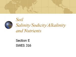 Sar soil