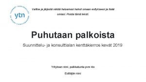 Suunnittelualan palkat