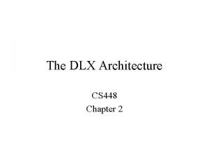 Dlx assembly code example