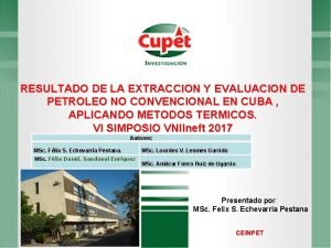 RESULTADO DE LA EXTRACCION Y EVALUACION DE PETROLEO