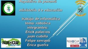 Republica de panam ministerio d e educacin trabajo