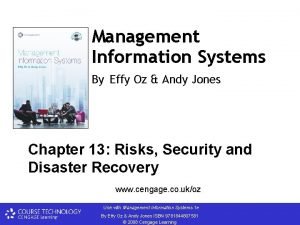 Management Information Systems By Effy Oz Andy Jones