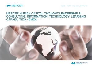 Mercer human capital