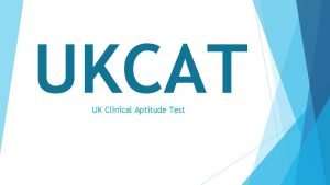 Clinical aptitude test