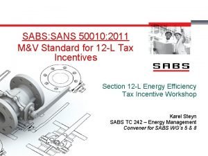 SABS SANS 50010 2011 MV Standard for 12