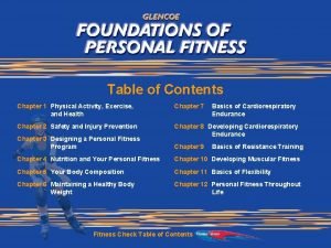 Fitness chapter 1