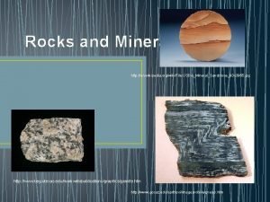 Metamorphic rocks properties