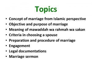 Mawaddah wa rahmah meaning