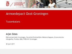 Edzes groningen