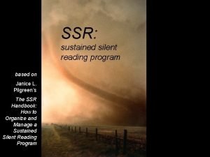 SSR sustained silent reading program based on Janice