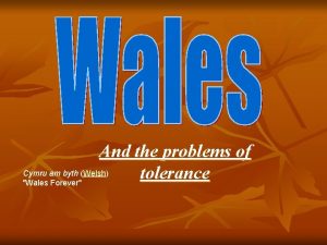 Cymru am byth translation