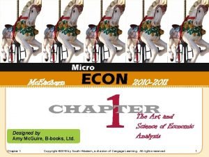 Micro Mc Eachern ECON 2010 2011 1 CHAPTER