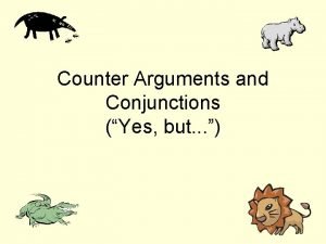 Argument conjunctions