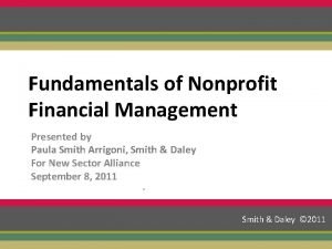 Finance fundamentals for nonprofits