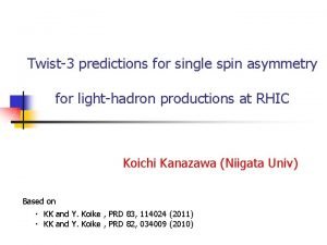 Twist3 predictions for single spin asymmetry for lighthadron