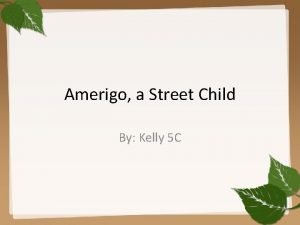 Amerigo a street child story
