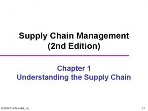 Push pull view of supply chain