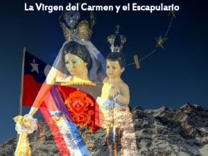 Virgen del carmen escapulario