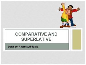 Comparative two syllable