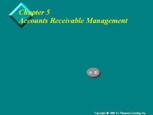 Credit standards in receivable management