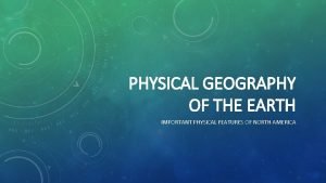 Earth physical features