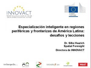 Especializacin inteligente en regiones perifricas y fronterizas de