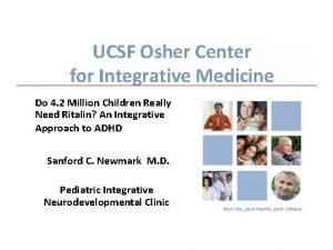UCSF Osher Center for Integrative Medicine Do 4