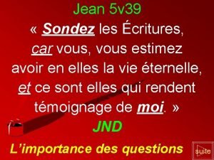 Jean 5 39