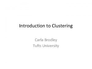 Tufts cluster