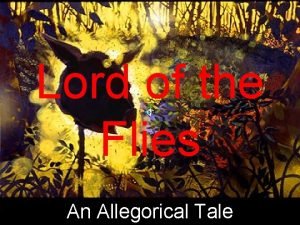 Allegories in lord of the flies