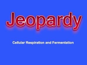 Cellular Respiration and Fermentation Cell respiration A Cell
