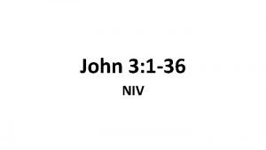 John 3 36 niv