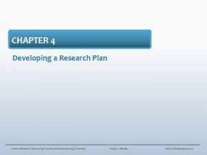 Chapter 4 action research sample