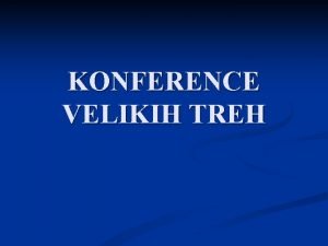 KONFERENCE VELIKIH TREH 1941 ATLANTSKA LISTINA V zaetku