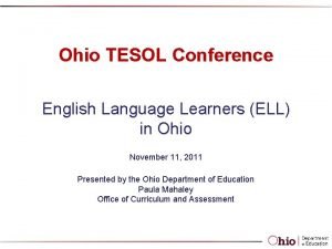 Ohio tesol