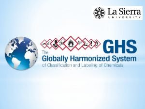Global Harmonized System GHS What is changing Material