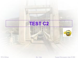 TEST C 2 EVA Software Esc Izlaz Program